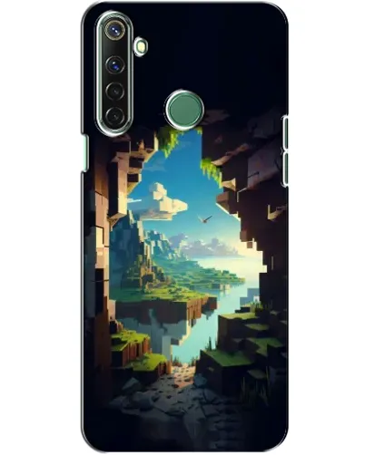 Чехол для Realme 6i с картинкой «Вид из пещеры»