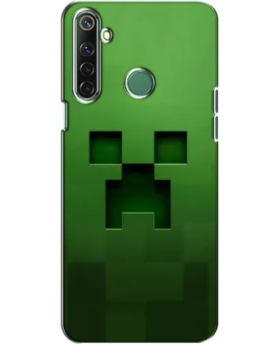 Чехол для Realme 6i с картинкой «Крипер микро-дизайн»