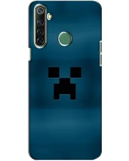 Чехол для Realme 6i с картинкой «Крипер текстура»