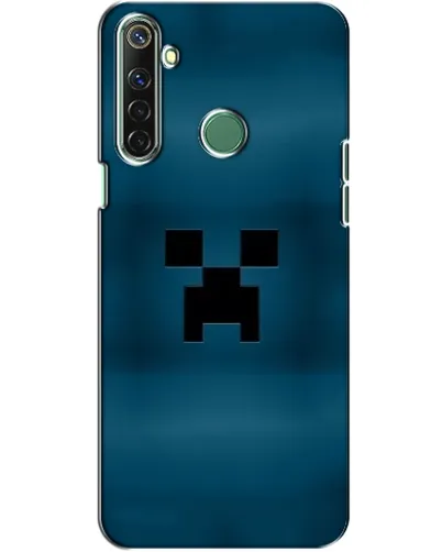 Чехол для Realme 6i с картинкой «Крипер текстура»