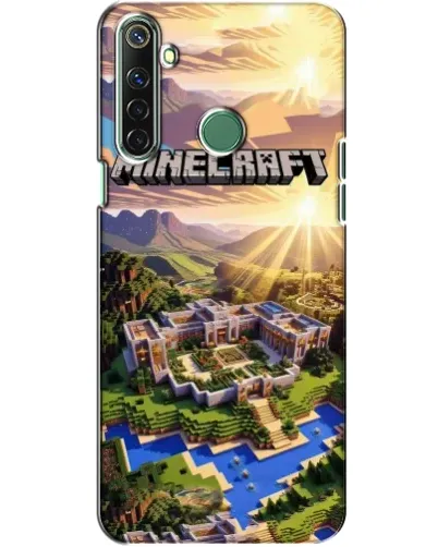 Чехол для Realme 6i с картинкой «Minecraft панорама»