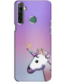 Чехол для Realme 6i с картинкой «Единорог градиент»