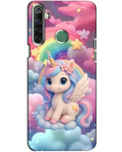 Чехол для Realme 6i с картинкой «Маленький единорог»