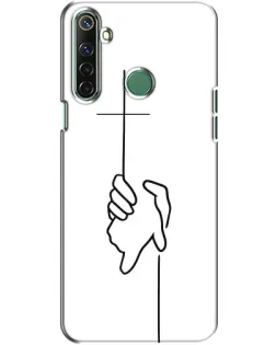 Чехол для Realme 6i с картинкой «Рука держит»