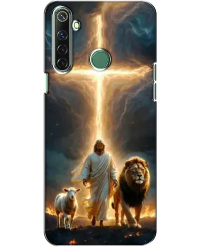 Чехол для Realme 6i с картинкой «Лев Иуды и Свет» Чехол для Realme 6i с картинкой «Лев Иуды и Свет»