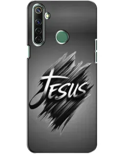 Чехол для Realme 6i с картинкой «Надпись Jesus Graffiti»