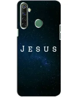 Чехол для Realme 6i с картинкой «Звездное небо Jesus»