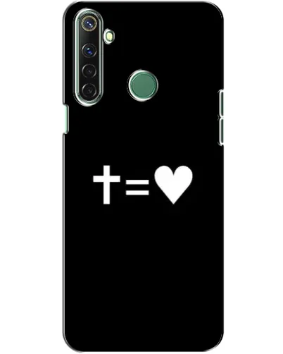 Чехол для Realme 6i с картинкой «Крест и Сердце» Чехол для Realme 6i с картинкой «Крест и Сердце»