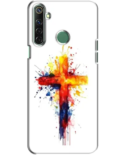 Чехол для Realme 6i с картинкой «Акварельный крест» Чехол для Realme 6i с картинкой «Акварельный крест»