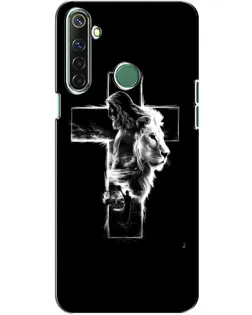 Чехол для Realme 6i с картинкой «Сияющий крест Jesus»