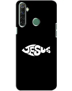 Чехол для Realme 6i с картинкой «Рыба Jesus»