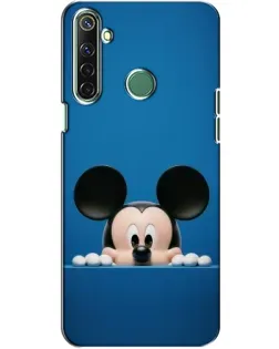 Чехол для Realme 6i с картинкой «Микки выглядывает»