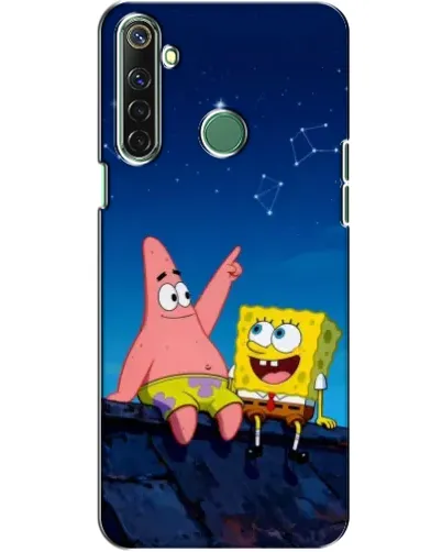 Чехол для Realme 6i с картинкой «Губка Боб и Патрик ночью» Чехол для Realme 6i с картинкой «Губка Боб и Патрик ночью»