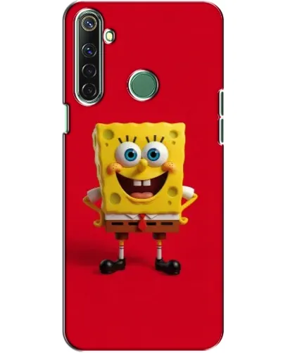 Чехол для Realme 6i с картинкой «Спанч Боб на красном» Чехол для Realme 6i с картинкой «Спанч Боб на красном»