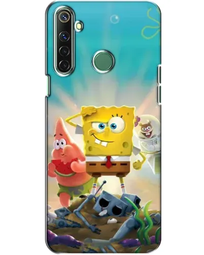 Чехол для Realme 6i с картинкой «Спанч Боб победитель» Чехол для Realme 6i с картинкой «Спанч Боб победитель»