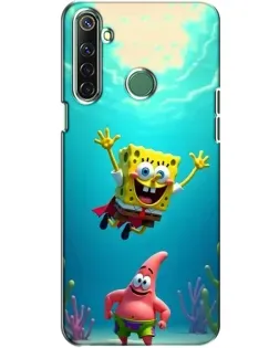 Чохол для Realme 6i з картинкою «Спанч Боб під водою»