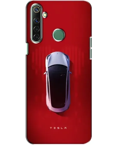 Чехол для Realme 6i с картинкой «Tesla Top View»