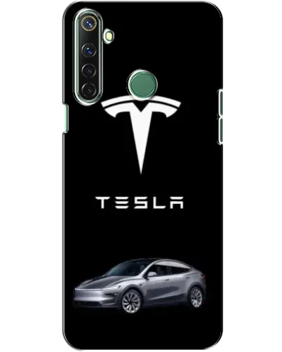Чехол для Realme 6i с картинкой «Tesla Model Y»