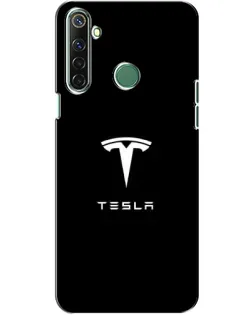 Чехол для Realme 6i с картинкой «Tesla White Logo»