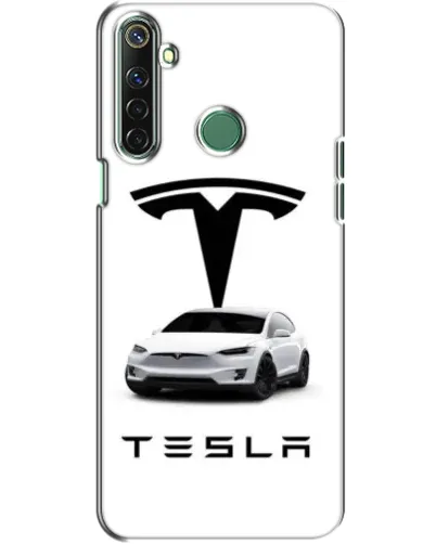 Чехол для Realme 6i с картинкой «Tesla White Style»