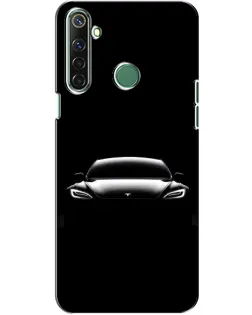 Чехол для Realme 6i с картинкой «Фары Tesla Night»