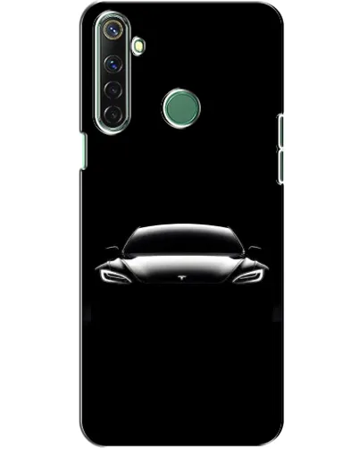 Чехол для Realme 6i с картинкой «Фары Tesla Night»
