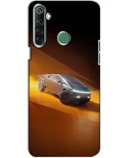 Чехол для Realme 6i с картинкой «Cybertruck в пустыне»