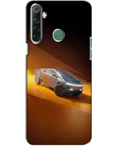 Чехол для Realme 6i с картинкой «Cybertruck в пустыне»
