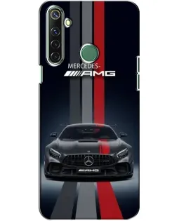 Чехол для Realme 6i с картинкой «Mercedes — белый карбон» Чехол для Realme 6i с картинкой «Mercedes — белый карбон»