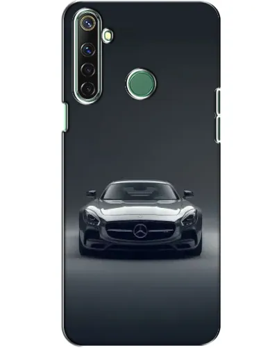 Чехол для Realme 6i с картинкой «Mercedes на черном»