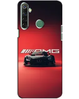 Чехол для Realme 6i с картинкой «Mercedes AMG — красная линия»