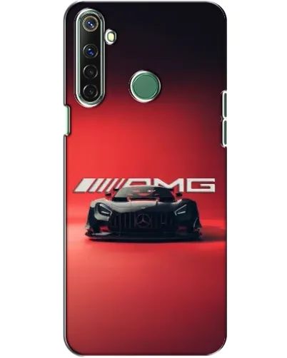 Чехол для Realme 6i с картинкой «Mercedes AMG — красная линия»