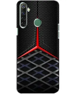 Чехол для Realme 6i с картинкой «Mercedes Carbon Grid»