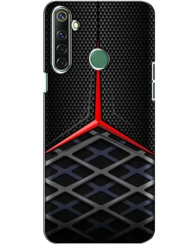 Чехол для Realme 6i с картинкой «Mercedes Carbon Grid»