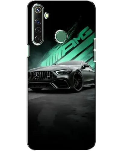 Чехол для Realme 6i с картинкой «Темный Mercedes AMG»