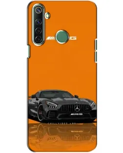Чехол для Realme 6i с картинкой «Оранжевый Mercedes AMG»