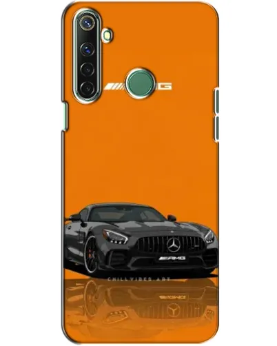 Чехол для Realme 6i с картинкой «Оранжевый Mercedes AMG»