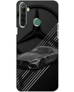 Чехол для Realme 6i с картинкой «Mercedes AMG — графика»