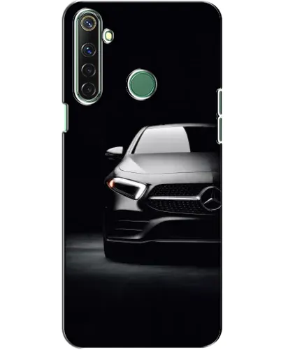 Чехол для Realme 6i с картинкой «Свет фар Mercedes»