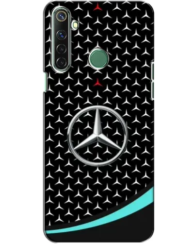 Чехол для Realme 6i с картинкой «Mercedes — бирюзовый акцент»