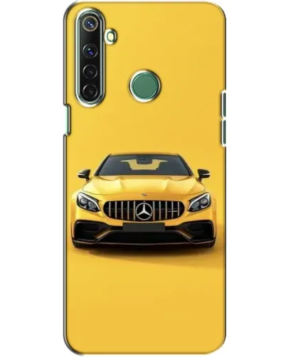 Чехол для Realme 6i с картинкой «Желтый Mercedes GT»