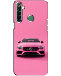 Чохол для Realme 6i з картинкою «Рожевий Mercedes AMG»