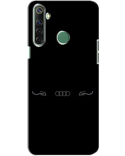 Чехол для Realme 6i с картинкой «Audi — световой подпись»