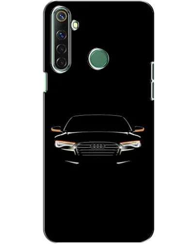 Чехол для Realme 6i с картинкой «Audi — ночной контур»
