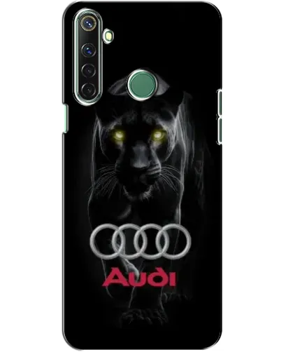 Чехол для Realme 6i с картинкой «Пантера и Audi»