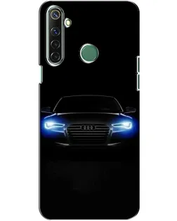 Чехол для Realme 6i с картинкой «Audi в неоне»