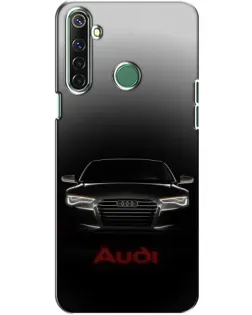 Чехол для Realme 6i с картинкой «Audi — градиентный контур»