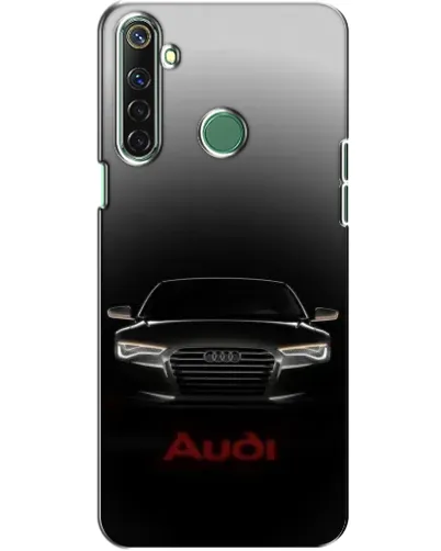 Чехол для Realme 6i с картинкой «Audi — градиентный контур»