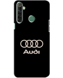 Чехол для Realme 6i с картинкой «Audi — золотой логотип»