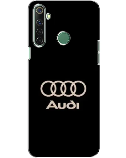 Чехол для Realme 6i с картинкой «Audi — золотой логотип»